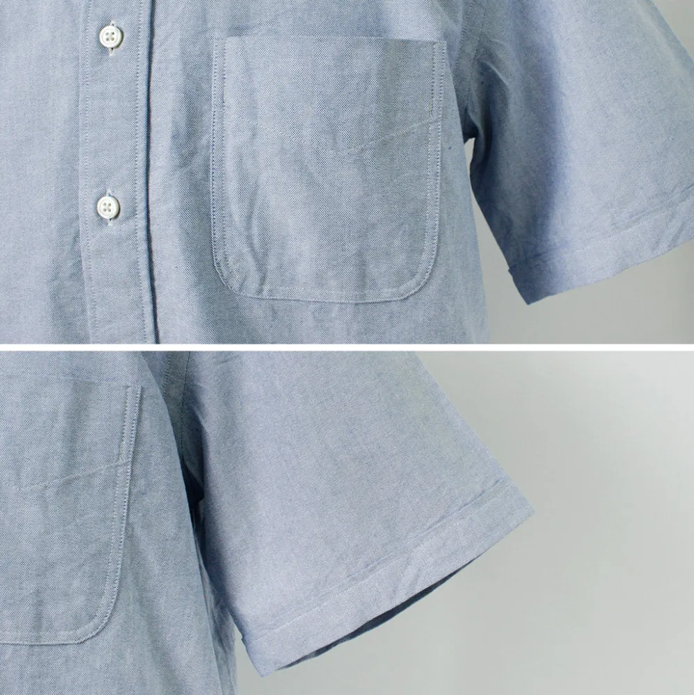 ROCOCO Shirts^/ American Oxford S/S Classic Button Down Shirt