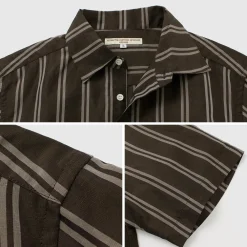ROCOCO Shirts^/ Cupro linen woven poloshirt