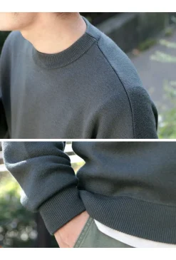 ROCOCO Knits^/ Extra Fine Merino 25oz Heavyweight Crew