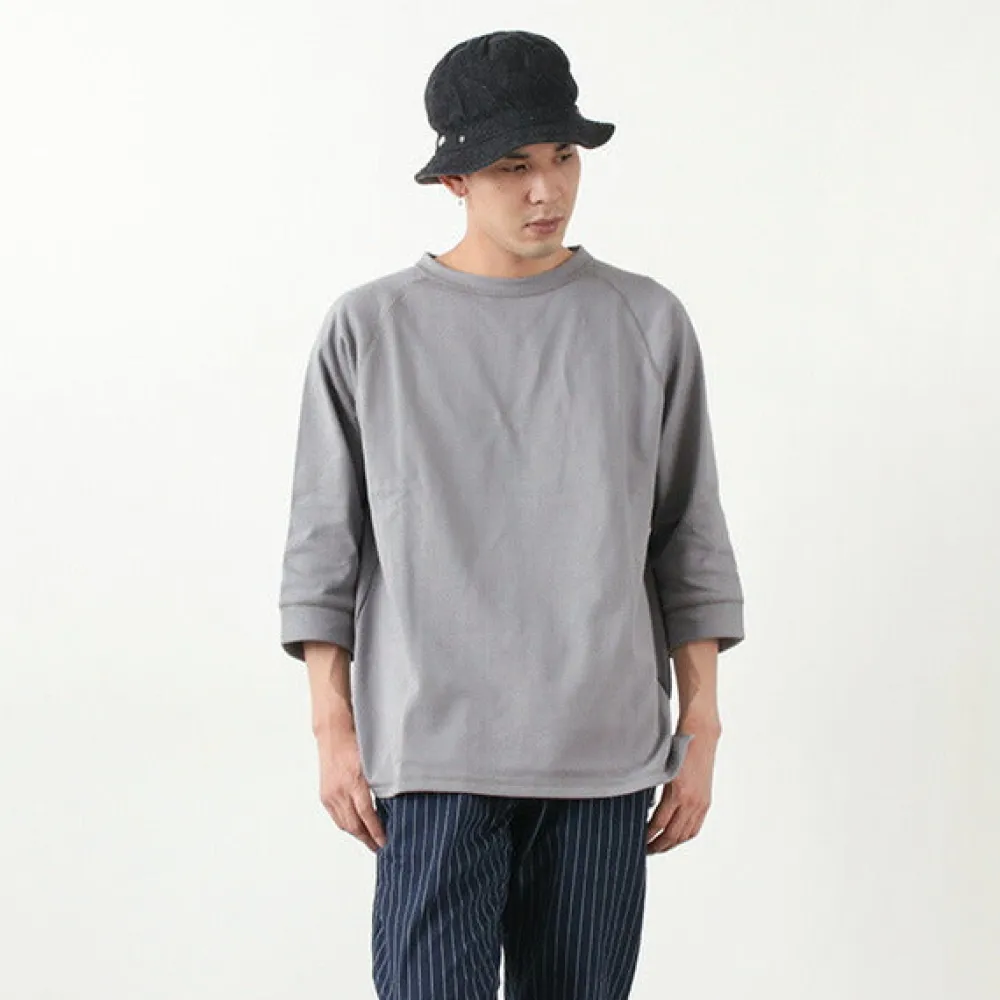 ROCOCO T-Shirts^/ Hemmed Jersey Cotton Crew Neck Cut & Sew