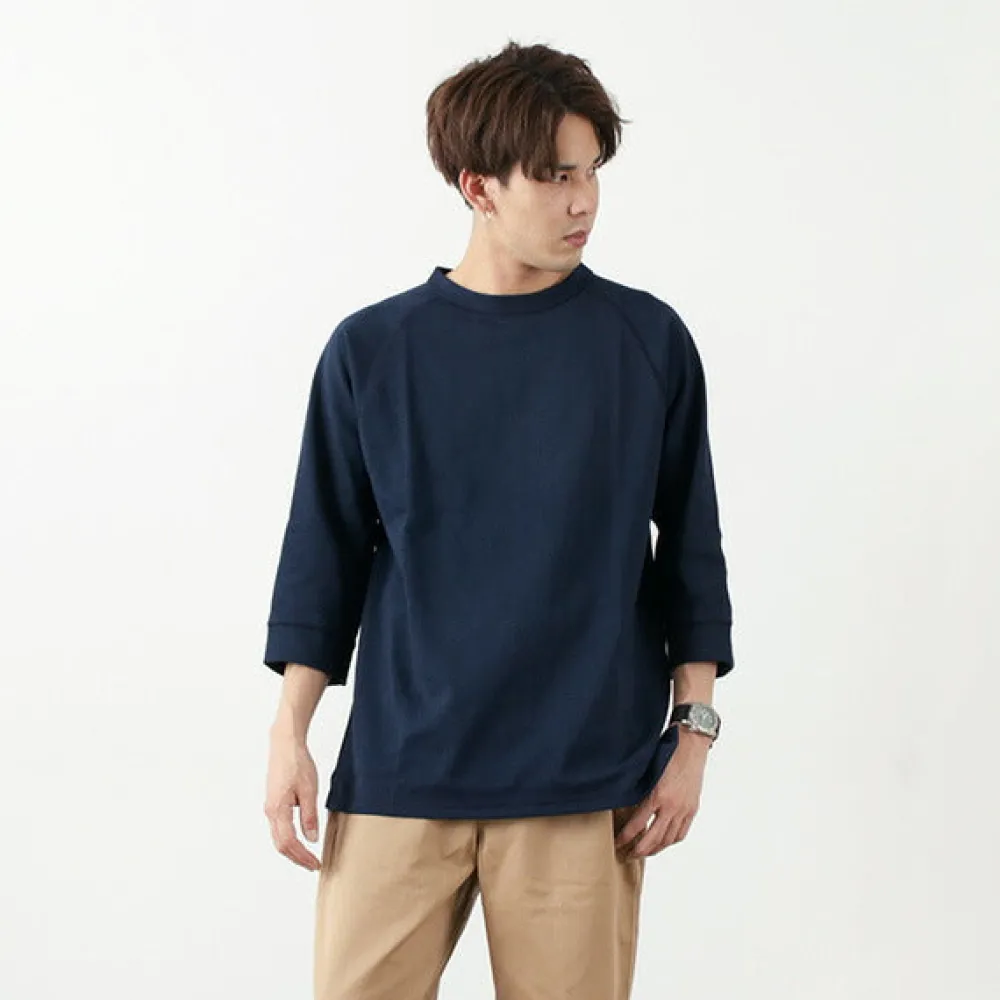 ROCOCO T-Shirts^/ Hemmed Jersey Cotton Crew Neck Cut & Sew