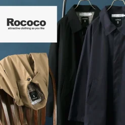 ROCOCO Coats^/ High Density fabric Balmacaan Coat