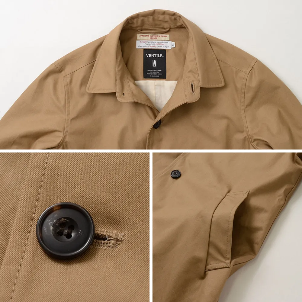 ROCOCO Coats^/ High-Density Short Ball Collar Coat