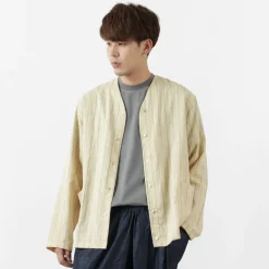 ROCOCO Cardigans^/ Linen cardigan