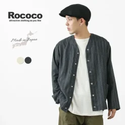 ROCOCO Cardigans^/ Linen cardigan