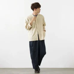 ROCOCO Cardigans^/ Linen cardigan