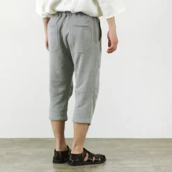 ROCOCO Shorts^/ Loopwheel knit sweatshirt cropped trousers