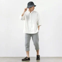 ROCOCO Shorts^/ Loopwheel knit sweatshirt cropped trousers