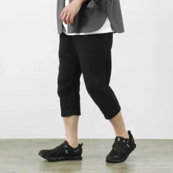 ROCOCO Shorts^/ Loopwheel knit sweatshirt cropped trousers