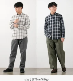 ROCOCO Shirts^/ Ombre Check Button Down Shirt Classic Fit