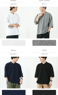 ROCOCO T-Shirts^/ Pique polo collar T-shirt