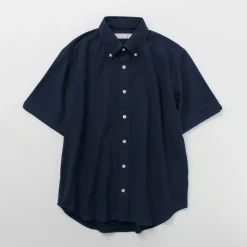 ROCOCO Shirts^/ Pique Short Sleeve Button Down Shirt