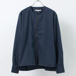 ROCOCO Cardigans^/ Polylammy Coolmax stretch collarless shirt cardigan