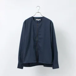 ROCOCO Cardigans^/ Polylammy Coolmax stretch collarless shirt cardigan