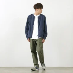 ROCOCO Cardigans^/ Polylammy Coolmax stretch collarless shirt cardigan