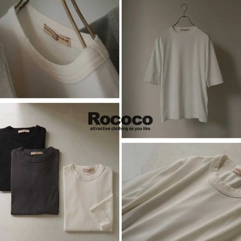 ROCOCO T-Shirts^/ Premium Fraise Half Sleeve T-Shirt