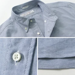 ROCOCO Shirts^/ Premium Oxford Short Sleeve Button Down Shirt