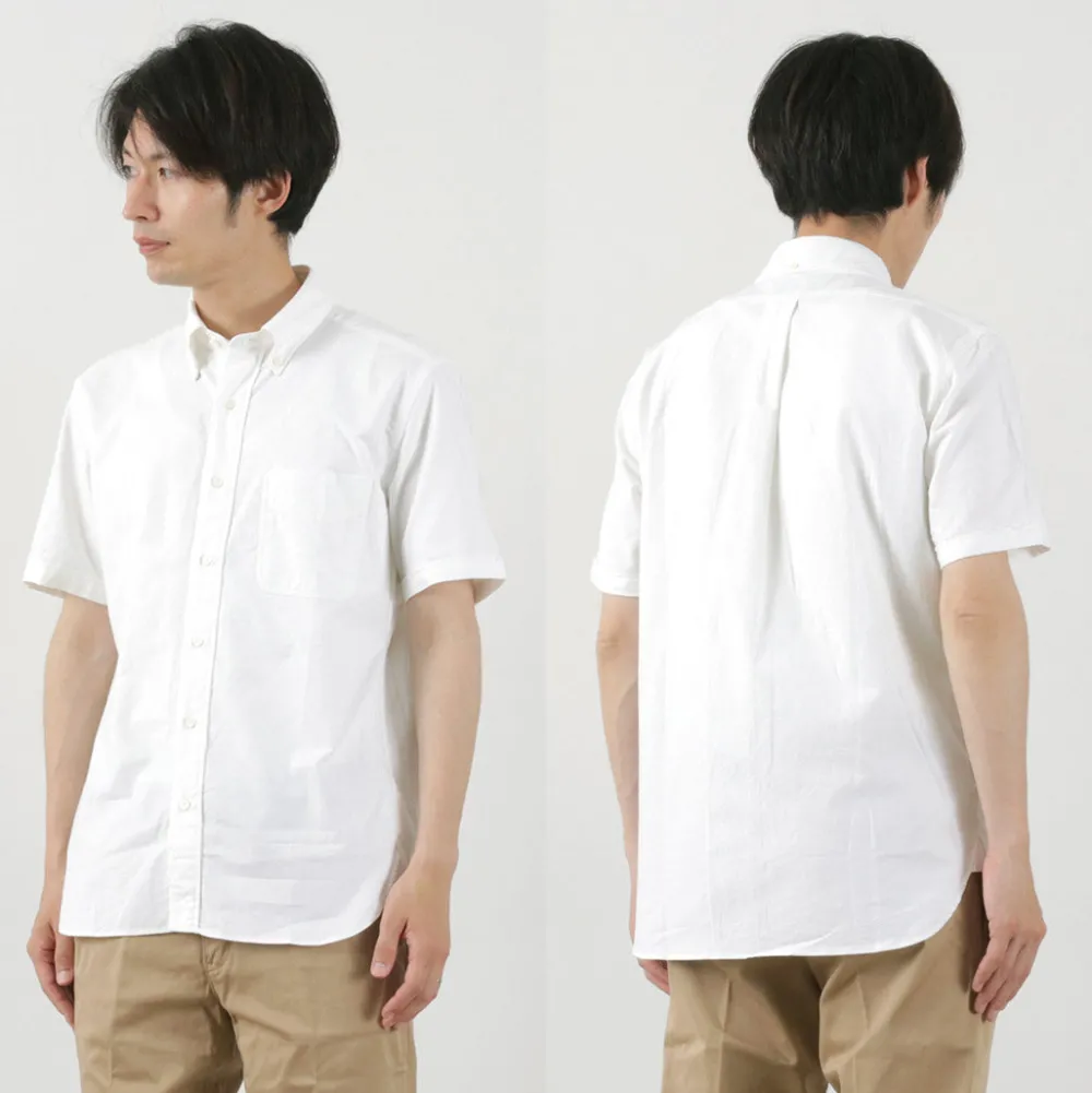 ROCOCO Shirts^/ Premium Oxford Short Sleeve Button Down Shirt