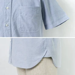 ROCOCO Shirts^/ Premium Oxford Short Sleeve Button Down Shirt