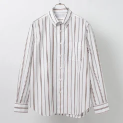 ROCOCO Shirts^/ Random Stripe Button Down Shirt Classic Fit