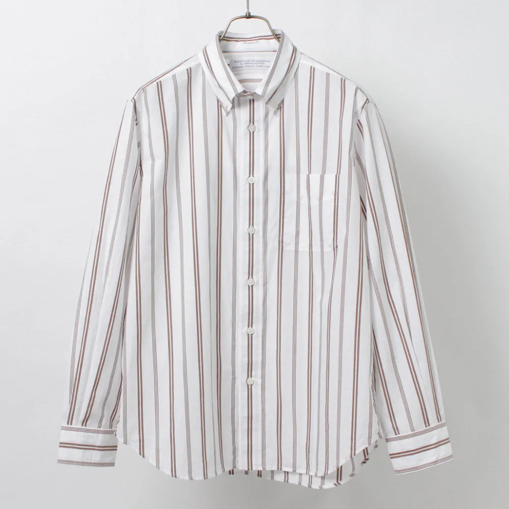 ROCOCO Shirts^/ Random Stripe Button Down Shirt Classic Fit