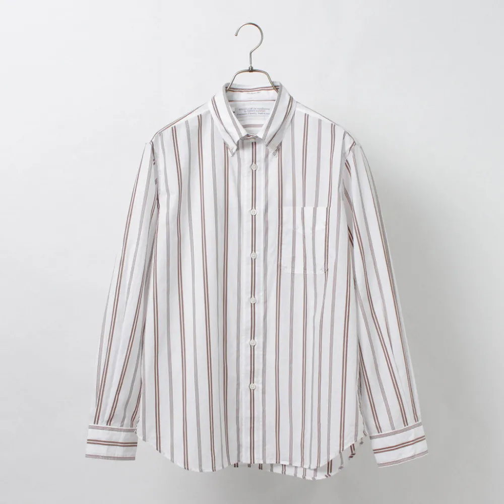 ROCOCO Shirts^/ Random Stripe Button Down Shirt Classic Fit