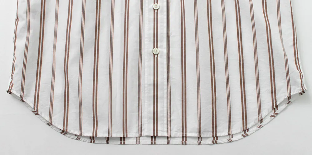 ROCOCO Shirts^/ Random Stripe Button Down Shirt Classic Fit