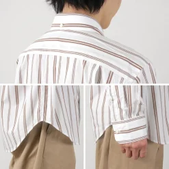 ROCOCO Shirts^/ Random Stripe Button Down Shirt Classic Fit