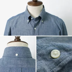 ROCOCO Shirts^/ Selvage Chambray Button Down Shirt