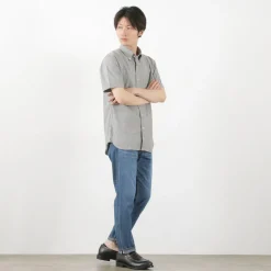 ROCOCO Shirts^/ Selvage Chambray S/S Button Down Shirt