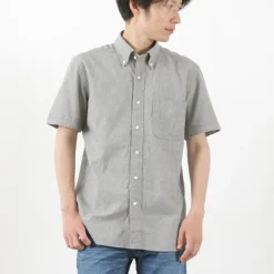 ROCOCO Shirts^/ Selvage Chambray S/S Button Down Shirt