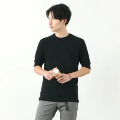 ROCOCO T-Shirts^/ Smooth Cotton Ribbed Crew T-Shirt