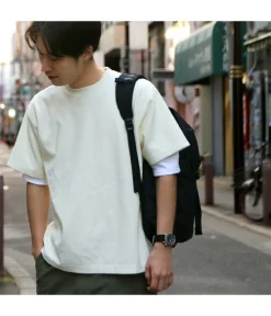 ROCOCO T-Shirts^/ Smooth Cotton Ribbed Crew T-Shirt