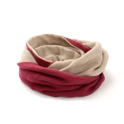 ROCOCO Scarfs^/ 2-Tone Snood Reversible Imabari Scarf