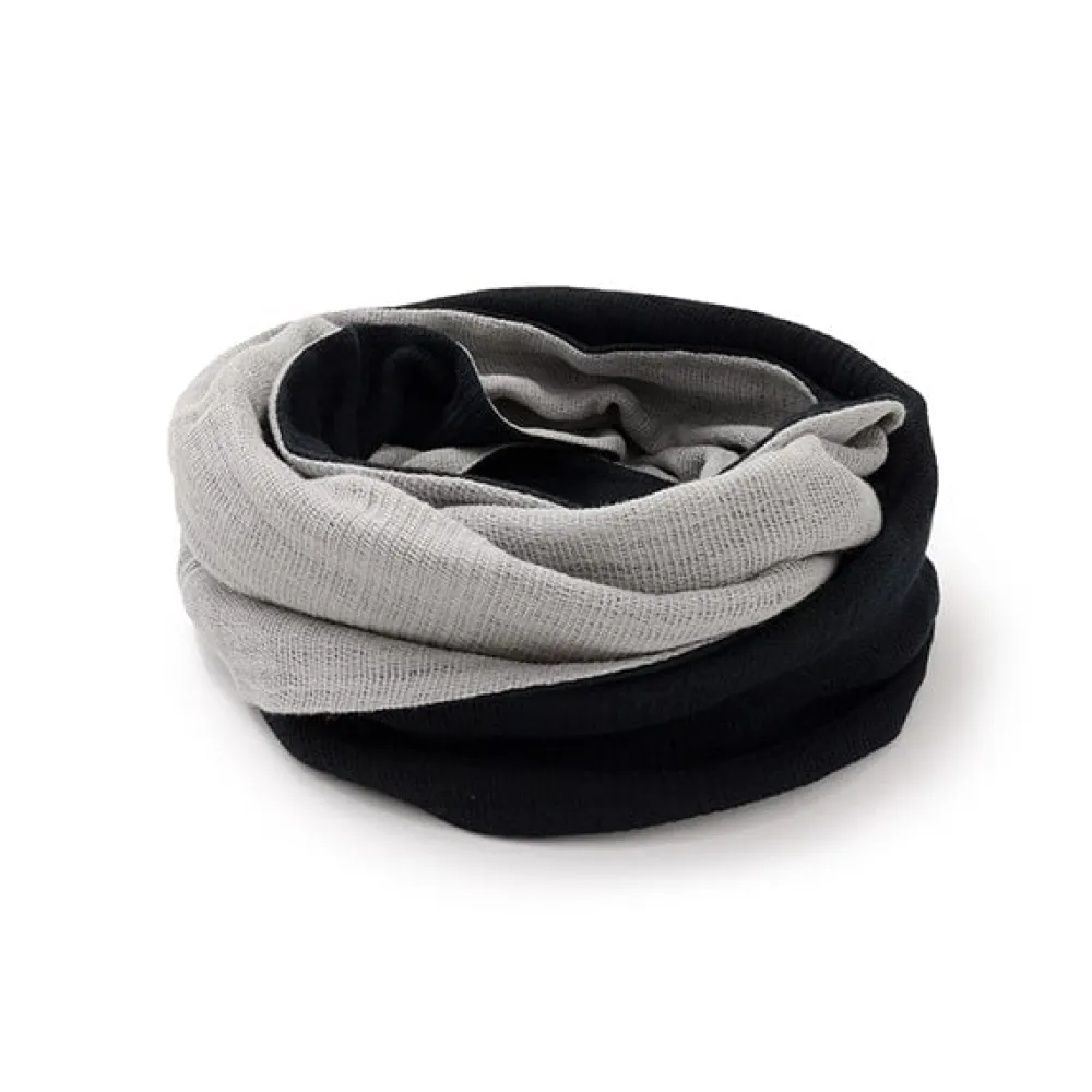 ROCOCO Scarfs^/ 2-Tone Snood Reversible Imabari Scarf