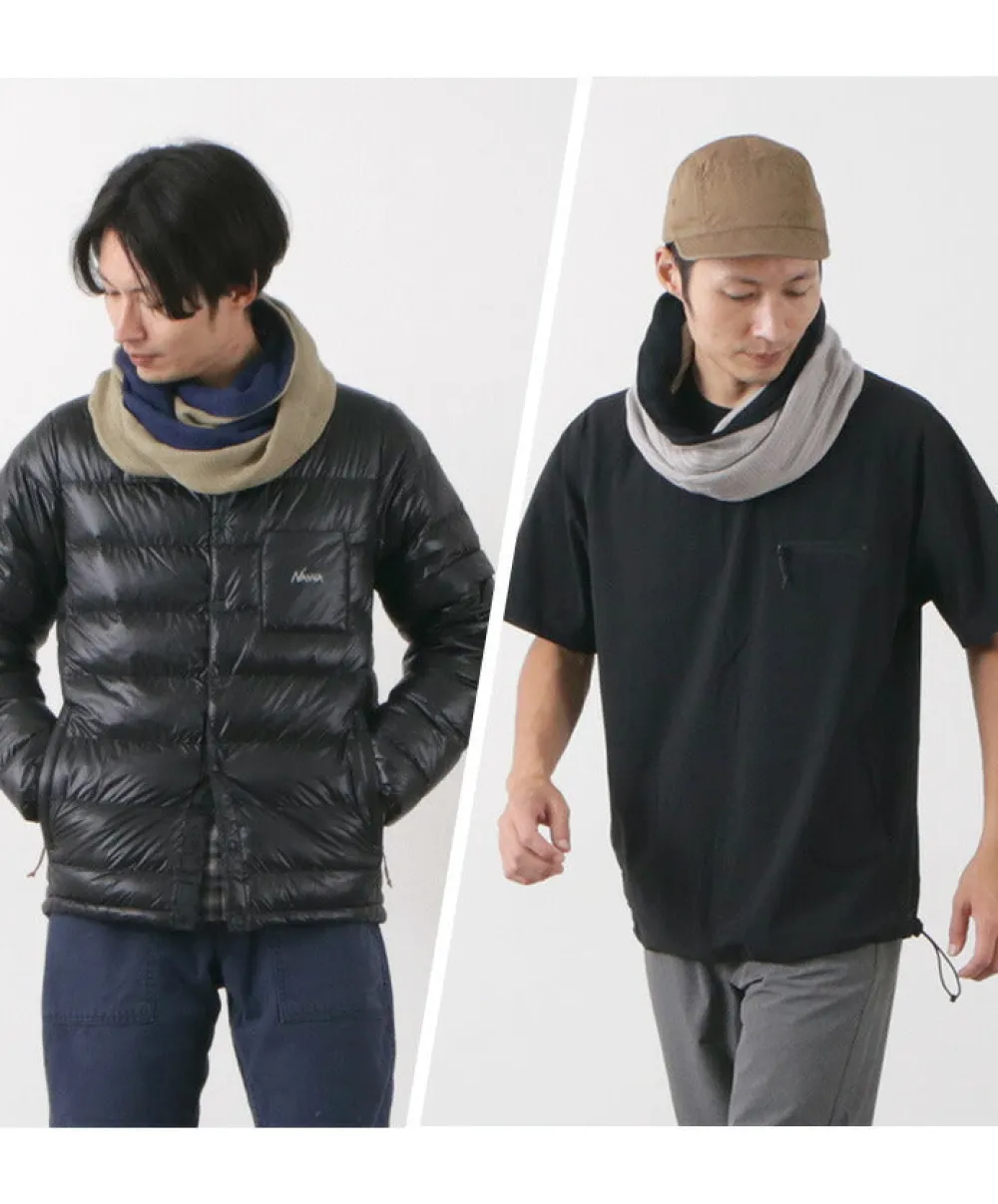 ROCOCO Scarfs^/ 2-Tone Snood Reversible Imabari Scarf