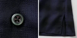 ROCOCO Shirts^/ Wool Open-Collared Shirt