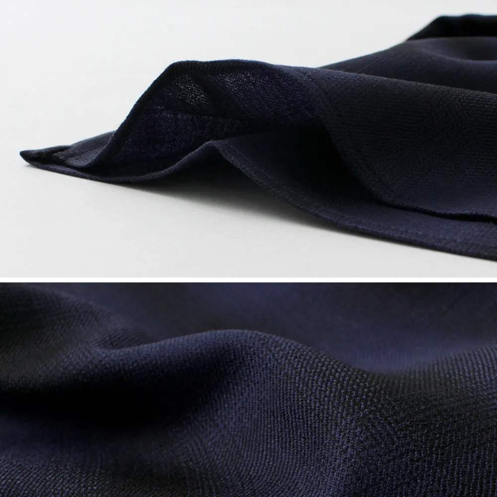 ROCOCO Shirts^/ Wool Open-Collared Shirt