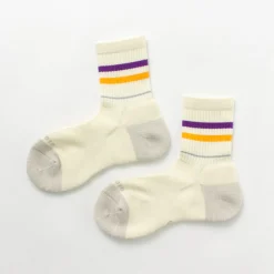 ROTOTO Socks^/ All Rounder 2 Stripe Merino Crew Socks