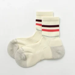 ROTOTO Socks^/ All Rounder 2 Stripe Merino Crew Socks