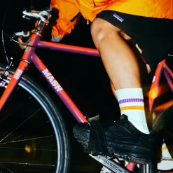 ROTOTO Socks^/ All Rounder 2 Stripe Merino Crew Socks