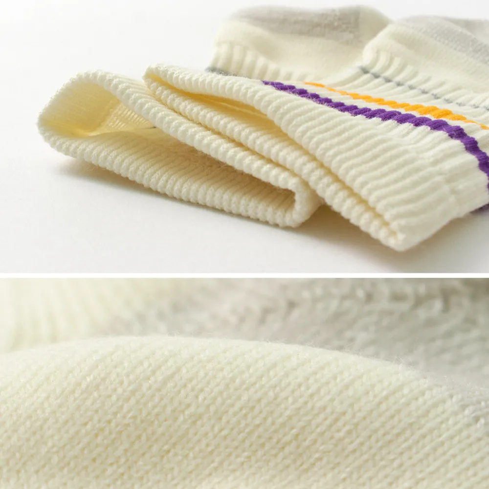 ROTOTO Socks^/ All Rounder 2 Stripe Merino Crew Socks