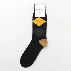 ROTOTO Socks^/ Argyle Crew Socks