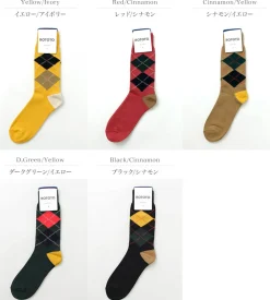 ROTOTO Socks^/ Argyle Crew Socks