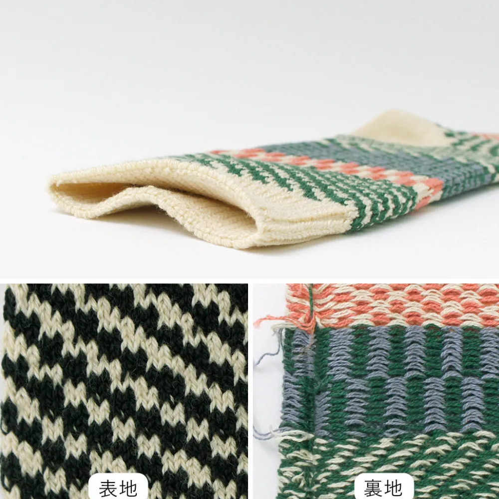 ROTOTO Socks^/ Check & Step Socks R1549