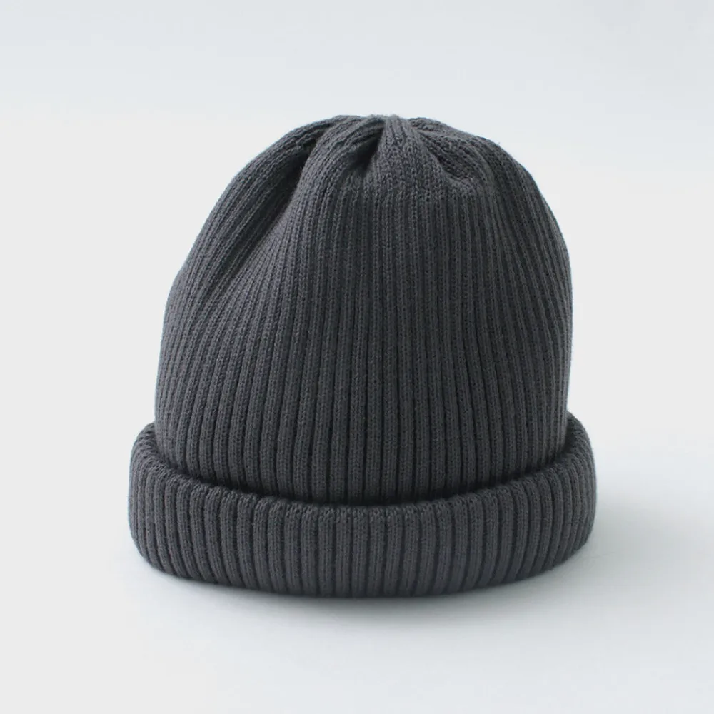 ROTOTO Hats^/ Cotton Roll Up Beanie