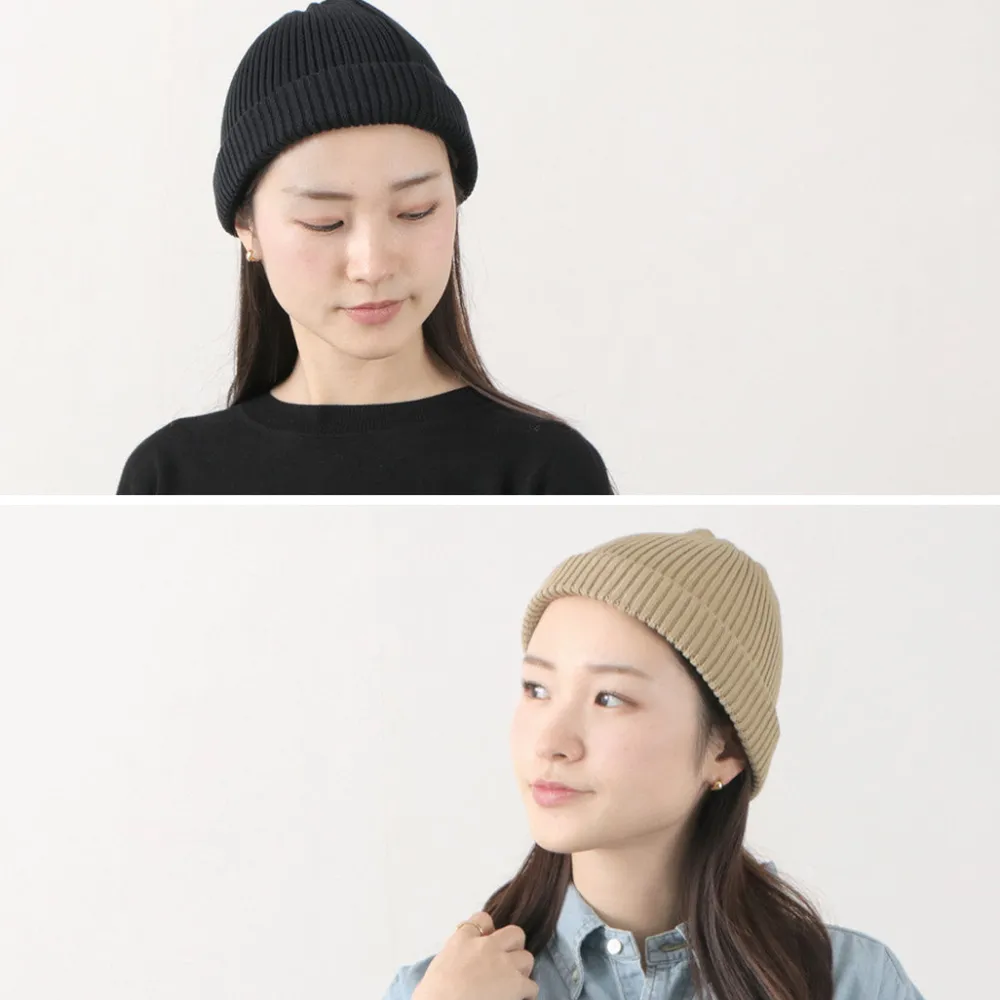 ROTOTO Hats^/ Cotton Roll Up Beanie