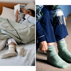 ROTOTO Socks^/ Double Face Cozy Sleeping Socks Extra Fine Merino