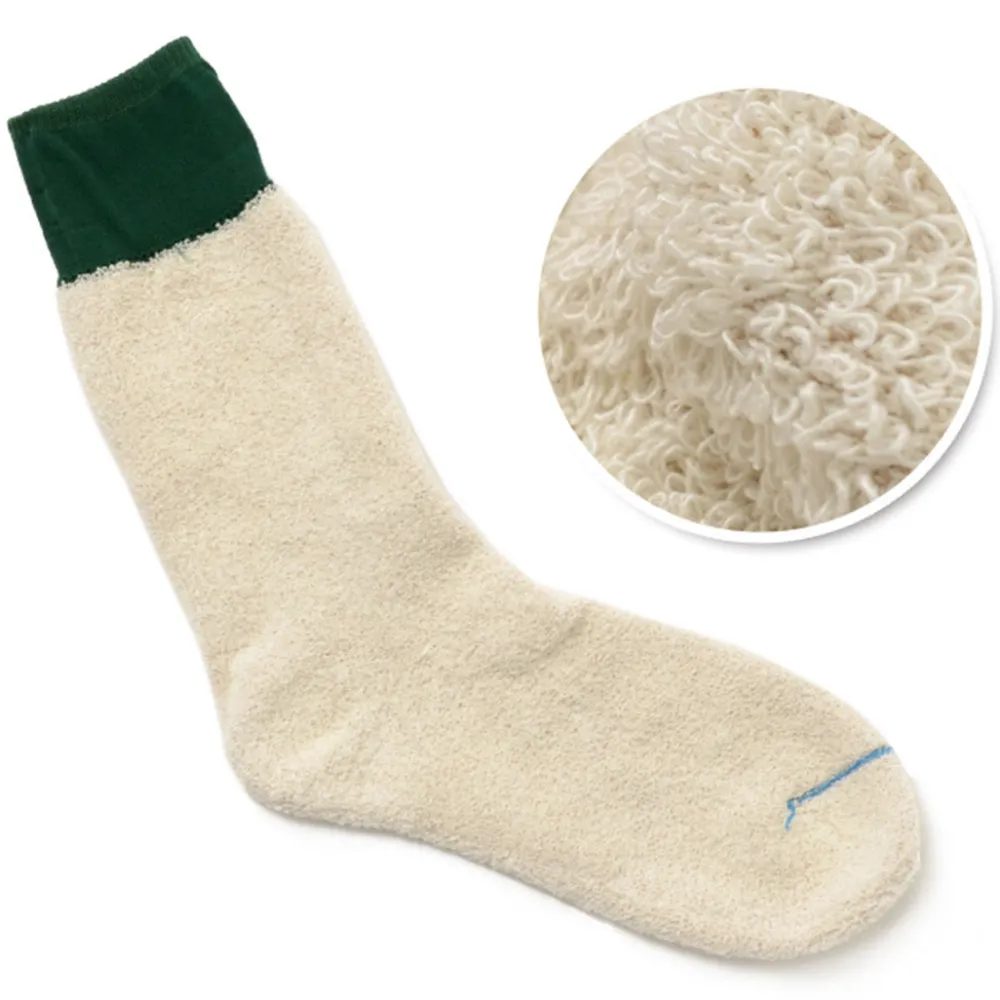 ROTOTO Socks^/ Double Face Crew Socks Silk & Cotton