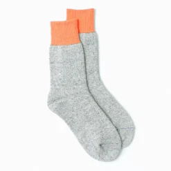 ROTOTO Socks^/ Double Face Crew Socks Silk & Cotton